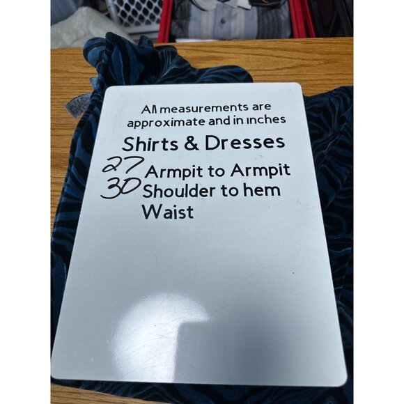 Catherines Blue Black Velvet Full Front Zip Zebra Mock Neck Jacket Women's Sz 2X - Picture 8 of 8